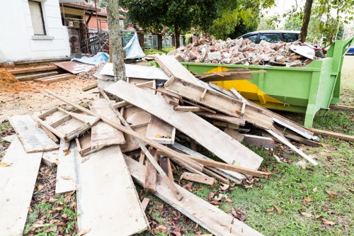 Professional waste management team