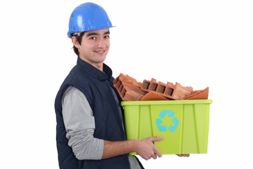 Satisfied homeowner enjoying a clutter-free garage